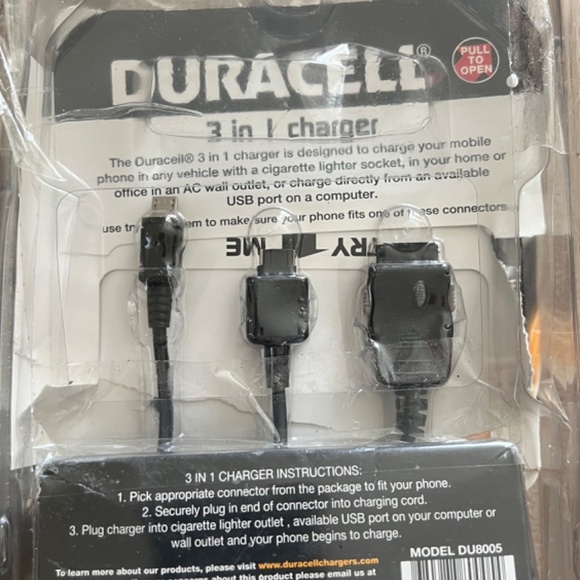 Duracell 3 in 1 Charger Model DU8005 - Picture 2 of 2
